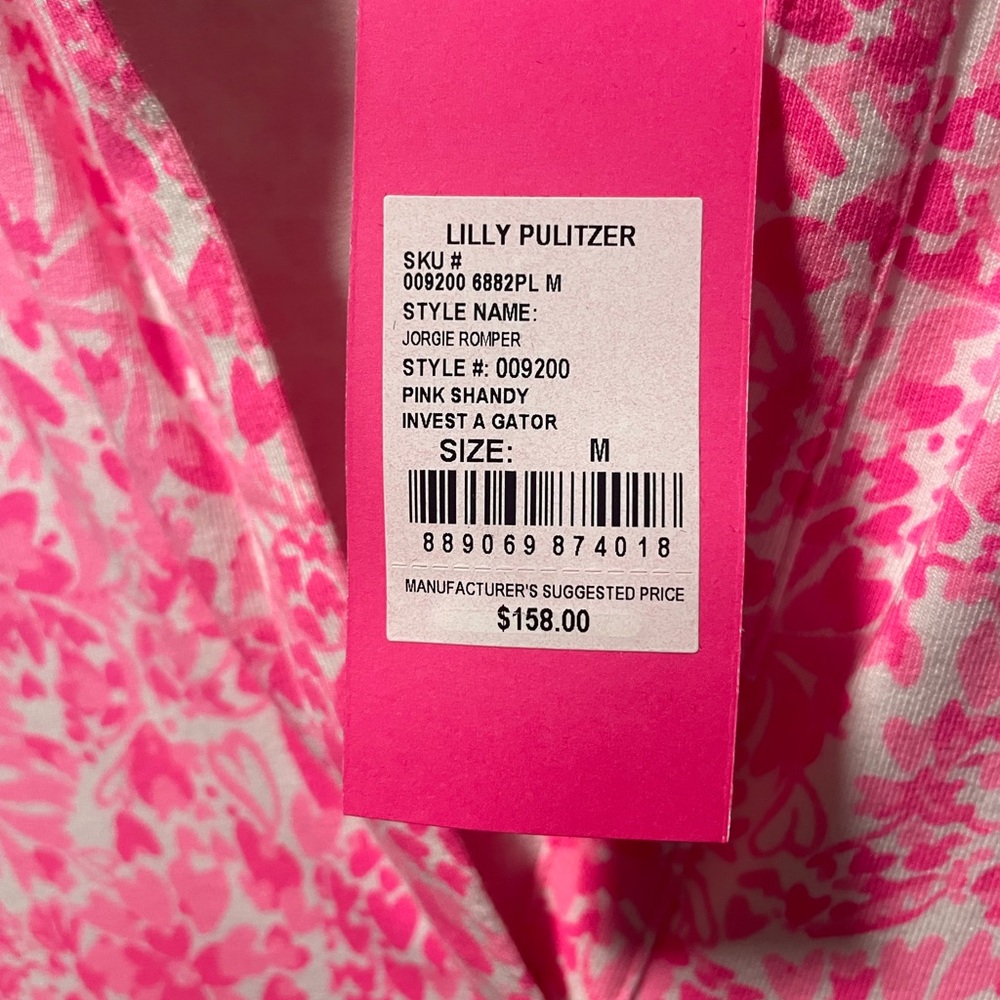 Lilly Pulitzer Jorgie romper size medium - Picture 5 of 6